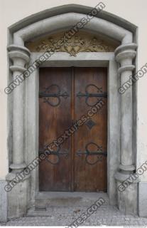 door double wooden ornate 0005